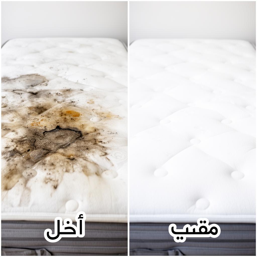 تنظيف مرتبة سرير